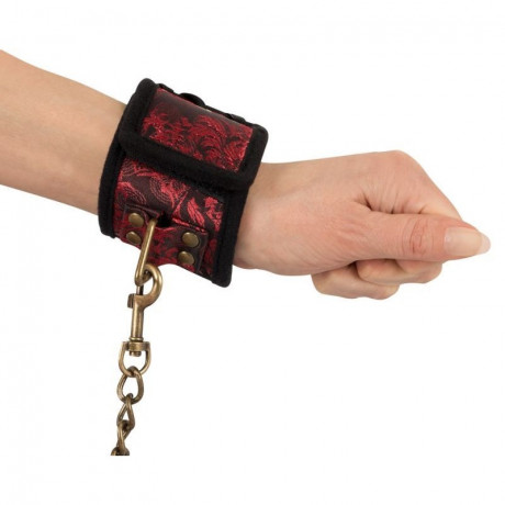 Мягкие тканевые наручники на шнуровке Handcuffs Asia