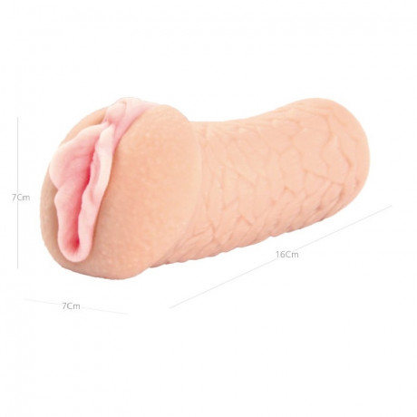 Мастурбатор вагина со стимулирующей внутренней текстурой ELEGANCE 003D