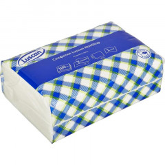 Однослойные бумажные салфетки белого цвета 100 шт Luscan NonStop