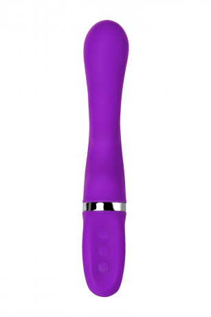 Многофункциональный вибратор из нежного силикона для стимуляции точки Джи с WOW-режимом