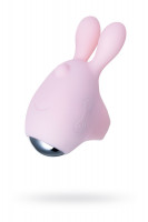 Перезаряжаемый вибратор на палец в виде маленького розового кролика JOS DUTTY