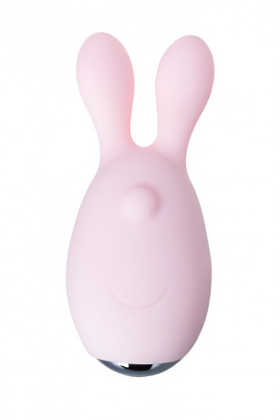 Перезаряжаемый вибратор на палец в виде маленького розового кролика JOS DUTTY