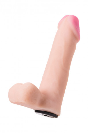 Универсальный страпон для женщин и мужчин с реалистичной насадкой с мошонкой RealStick Strap-On Hunter