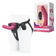 Вибрострапон с рельефной насадкой и пультом ДУ Pegasus