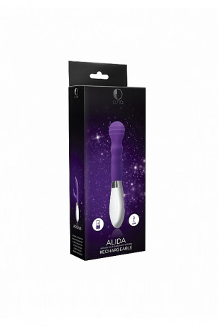 Перезарежаемый женский вибромассажер с 10 режимами вибрации Alida