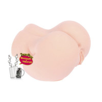 Игрушка-полуторс с возбужденным набухшим влагалищем