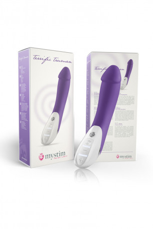 Многофункциональный водонепроницаемый вибратор с перезаряжаемым аккумулятором Mystim Terrific Truman