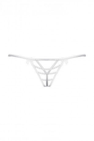 Открытые трусики с бантиками и украшениями