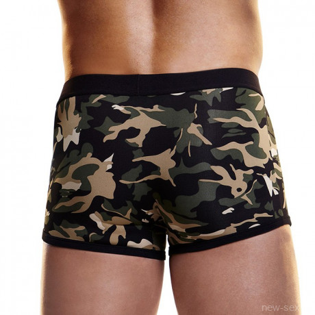 Камуфляжные-хаки мужские боксеры на узкой резинке XL