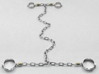 Наручники и поножи на цепи