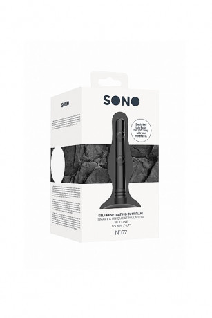 Удлиненная анальная пробка со смещенным центром тяжести Self Penetrating Butt Plug