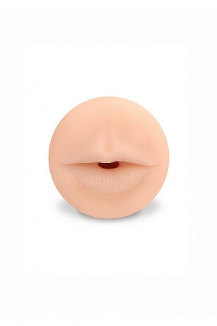 Мастурбатор в виде ротика с самолубрикацией Deluxe