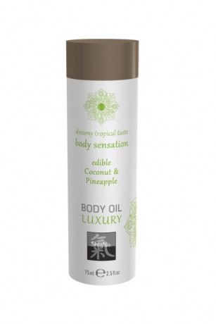 Съедобное масло для тела Кокос и Ананас