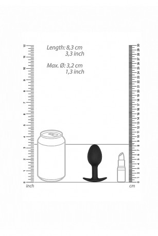Анальная пробка со смещенным центром тяжести Self Penetrating Butt Plug