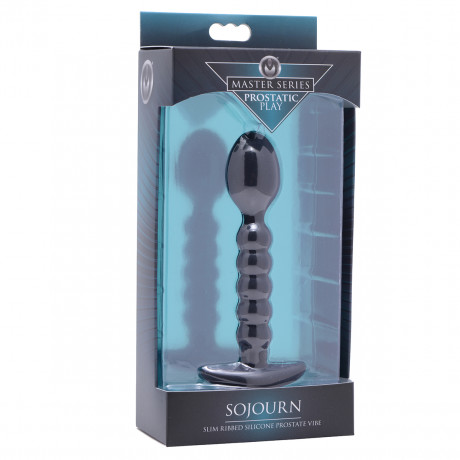 Ребристый стимулятор простаты Prostatic Play Sojourn Slim Ribbed Prostate Stimulator
