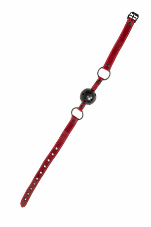 Стильный кляп-шар для БДСМ игр Party Hard Love Bite