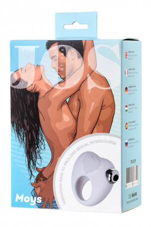 Мощное вибро-кольцо со стимулятором клитора JOS MOYS
