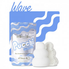 Компактный мастурбатор с выпуклыми волнами Pucchi Wave