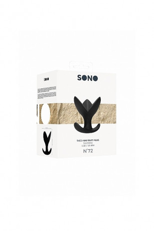 Анальная пробка 3-лепестковая эспандер The 3-Way Butt Plug