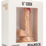 Реалистичный фаллоимитатор с ярко выраженной головкой Realistic Cock With Scrotum 6 Inch