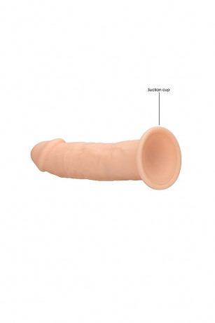 Высококачественный реалистичный фаллос с ярко выраженной головкой Silicone Dildo Without Balls