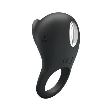 Эрекционное виброкольцо с клиторальным стимулятором Pretty Love Ring Shaking II