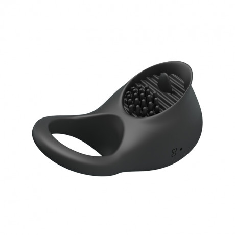 Эрекционное виброкольцо с клиторальным стимулятором Pretty Love Ring Shaking II