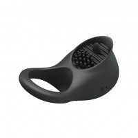 Эрекционное виброкольцо с клиторальным стимулятором Pretty Love Ring Shaking II