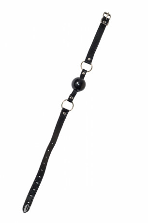 Классический черный кляп-шар Party Hard Love Addict Black