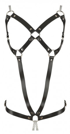 BDSM Кожаная упряжь ZADO Leather Harness