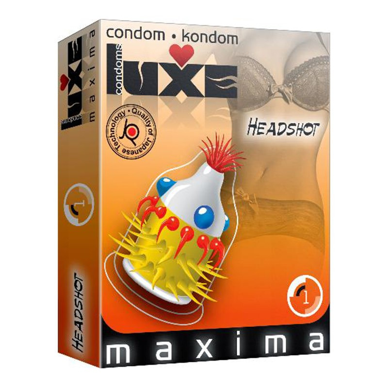 Презерватив Luxe Maxima Глубинная бомба с усиками, 1 шт 01759 - Luxe - Презервативы с усиками - Купить