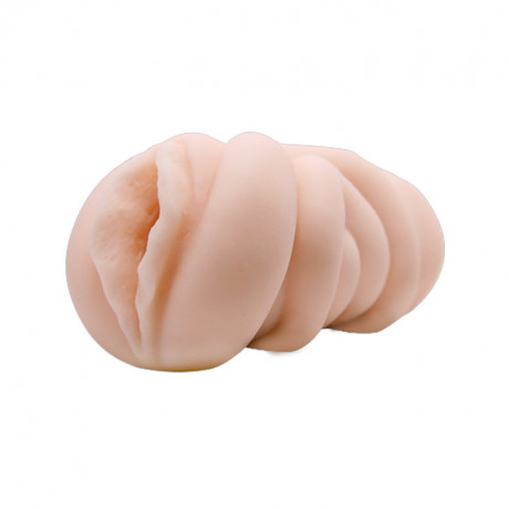 Мастурбатор телесного цвета с эффектом смазки
