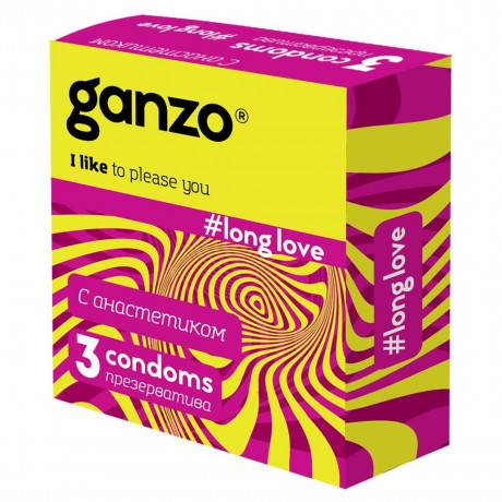 Презервативы GANZO для длительного секса 3 шт
