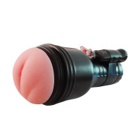 Вибромастурбатор для мужчин в форме вагины в колбе Baile