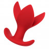 Красная силиконовая трехлепестковая втулка Flower