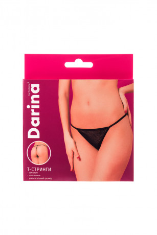 Т-стринги из сетчатой трикотажной ткани с мягкой окантовкой Darina