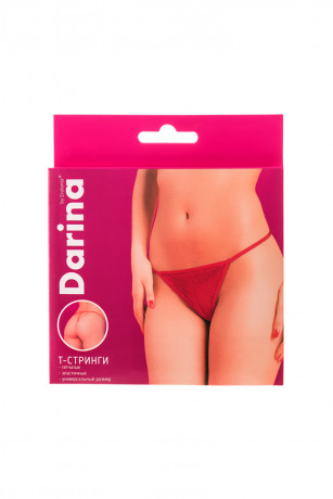 Т-стринги из сетчатой трикотажной ткани с мягкой окантовкой Darina
