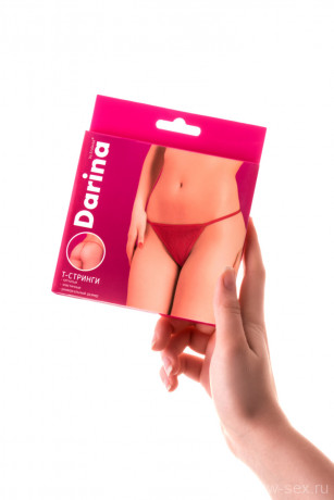 Т-стринги из сетчатой трикотажной ткани с мягкой окантовкой Darina
