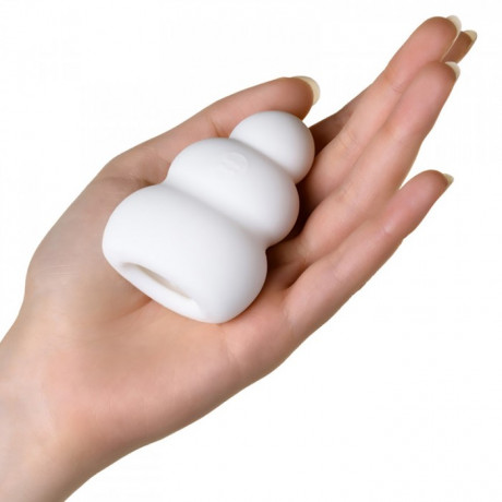 Мини мастурбатор с шариками и линиями Pucchi Combo