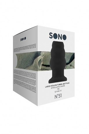 Полая анальная пробка-тоннель большого размера Hollow Tunnel ButtPlug