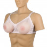 Розовый бюстгальтер с накладной грудью
