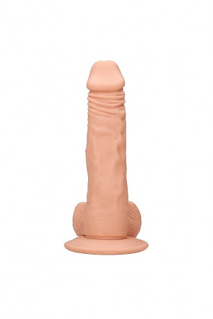 Реалистичный фаллоимитатор с округлой головкой Realistic Dildo With Balls