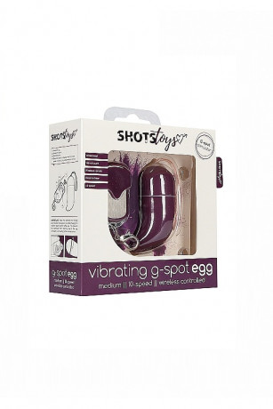 Мини вибратор в форме яйца с вытянутым концом с пультом управления Wireless Vibrating G Spot Egg