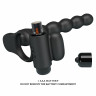 Эрекционное кольцо с вибрацией и анальной елочкой Hercules Penis Sheath III