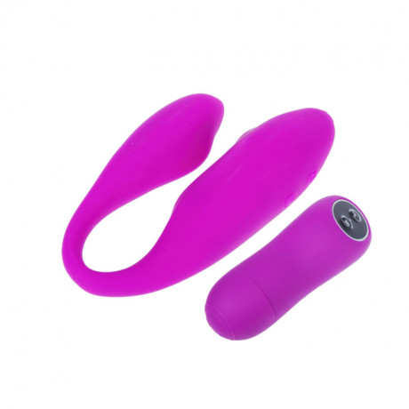 Вибратор для двоих с дистанционным управлением Pretty Love