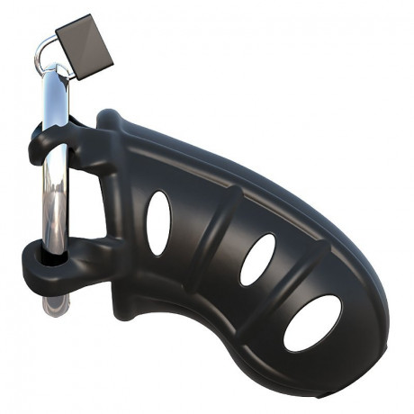 Замок верности Hardcore Silicone Cock Blocker черный