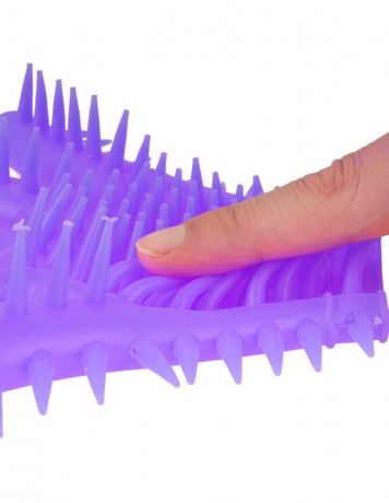 Перчатка для чувственного массажа Neon Luv Glove