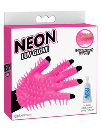 Перчатка для чувственного массажа Neon Luv Glove