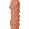 Телесная насадка на фаллос с крупными бугорками Extreme Sleeve