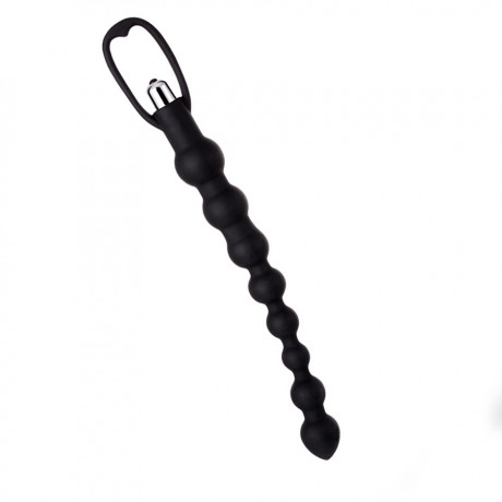 Силиконовая виброцепочка для анального массажа